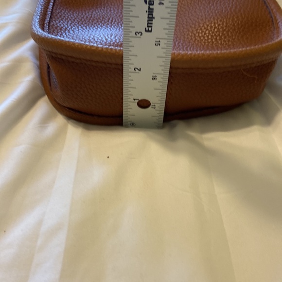 2 Vegan Leather cross body bags black and camel - Picture 3 of 10